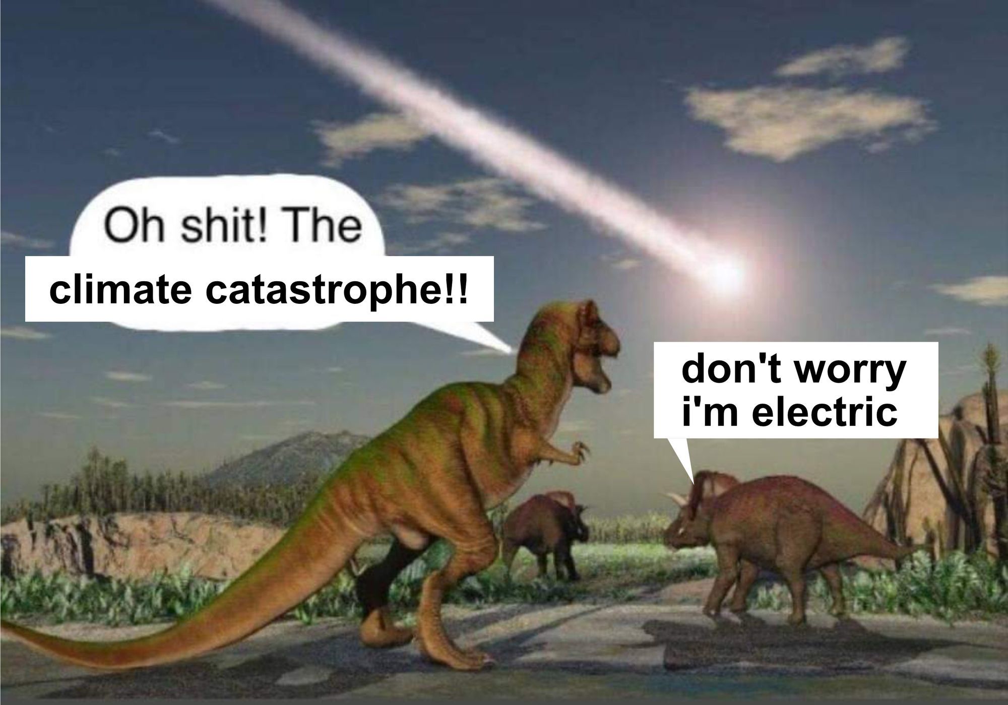 Cars Are Dinosaurs And Electric Dinosaurs Won't Help