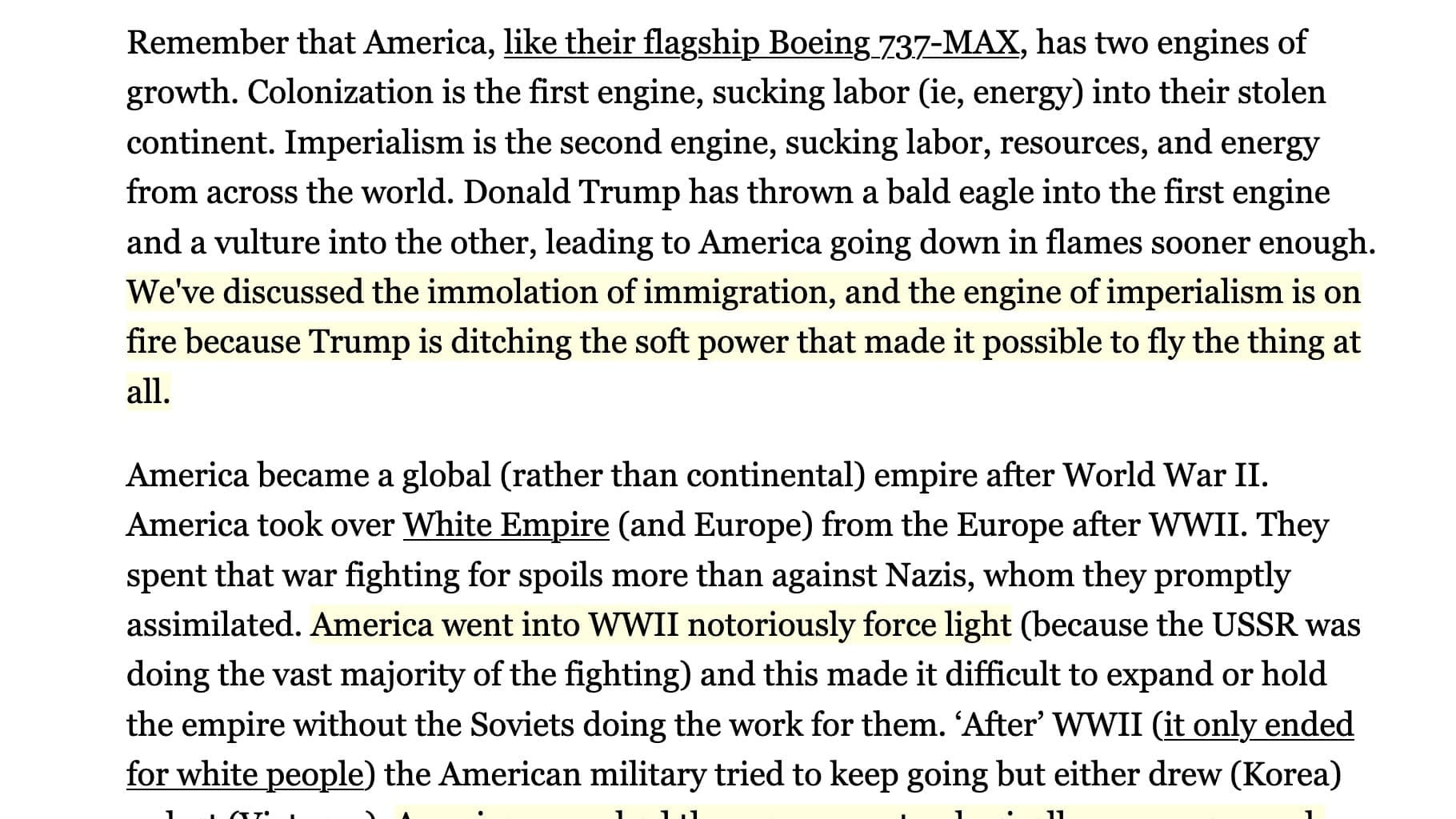 The Two Engines Of America (Part 2: Imperialism)