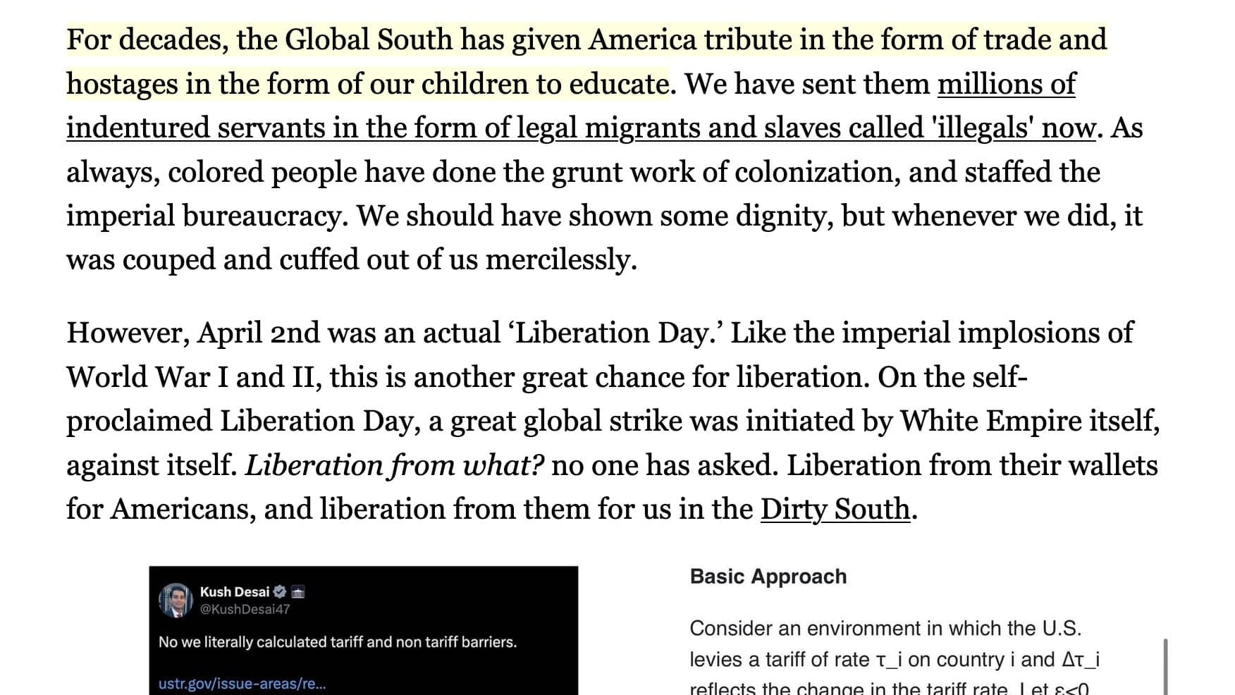 America Has Declared A Global Strike Against America