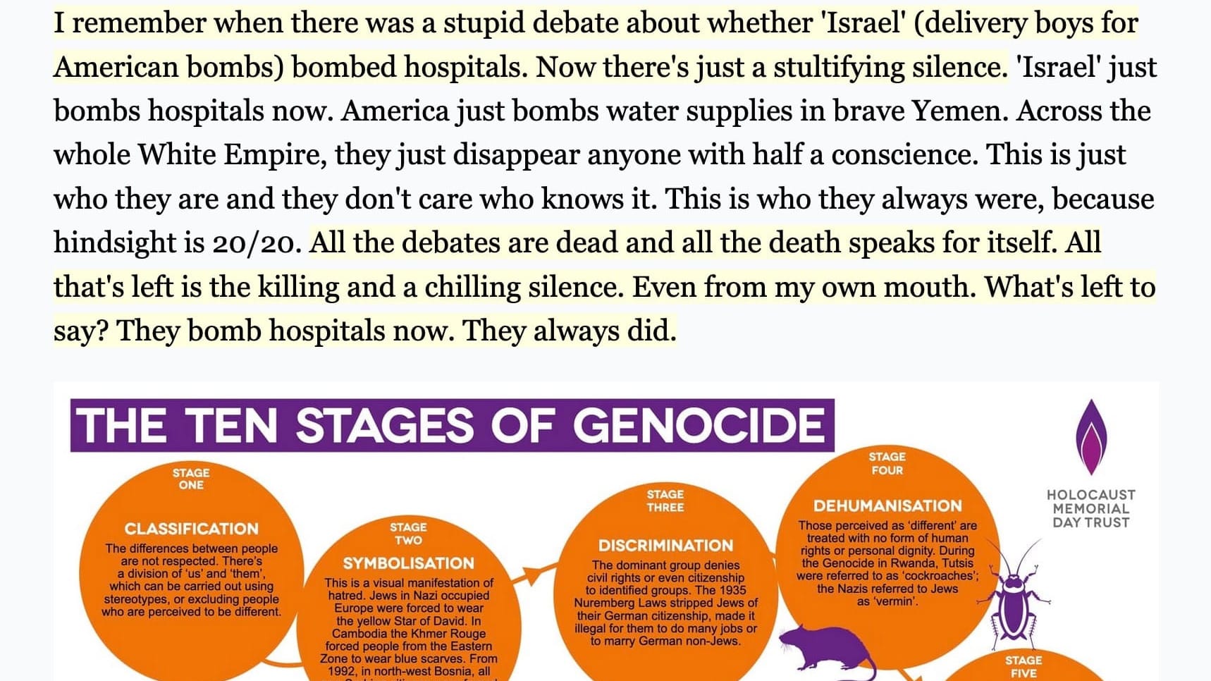 They Just Bomb Hospitals Now