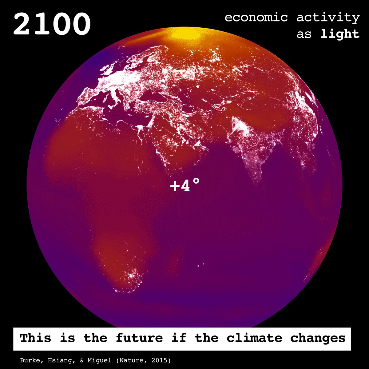 Two Climate Futures, As Seen From Space