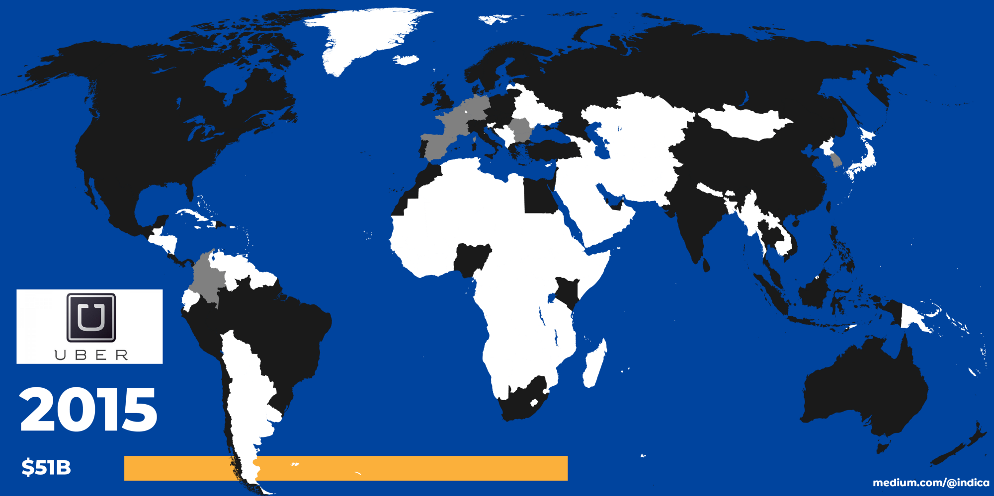 Uber’s Rise And Fall In One Map