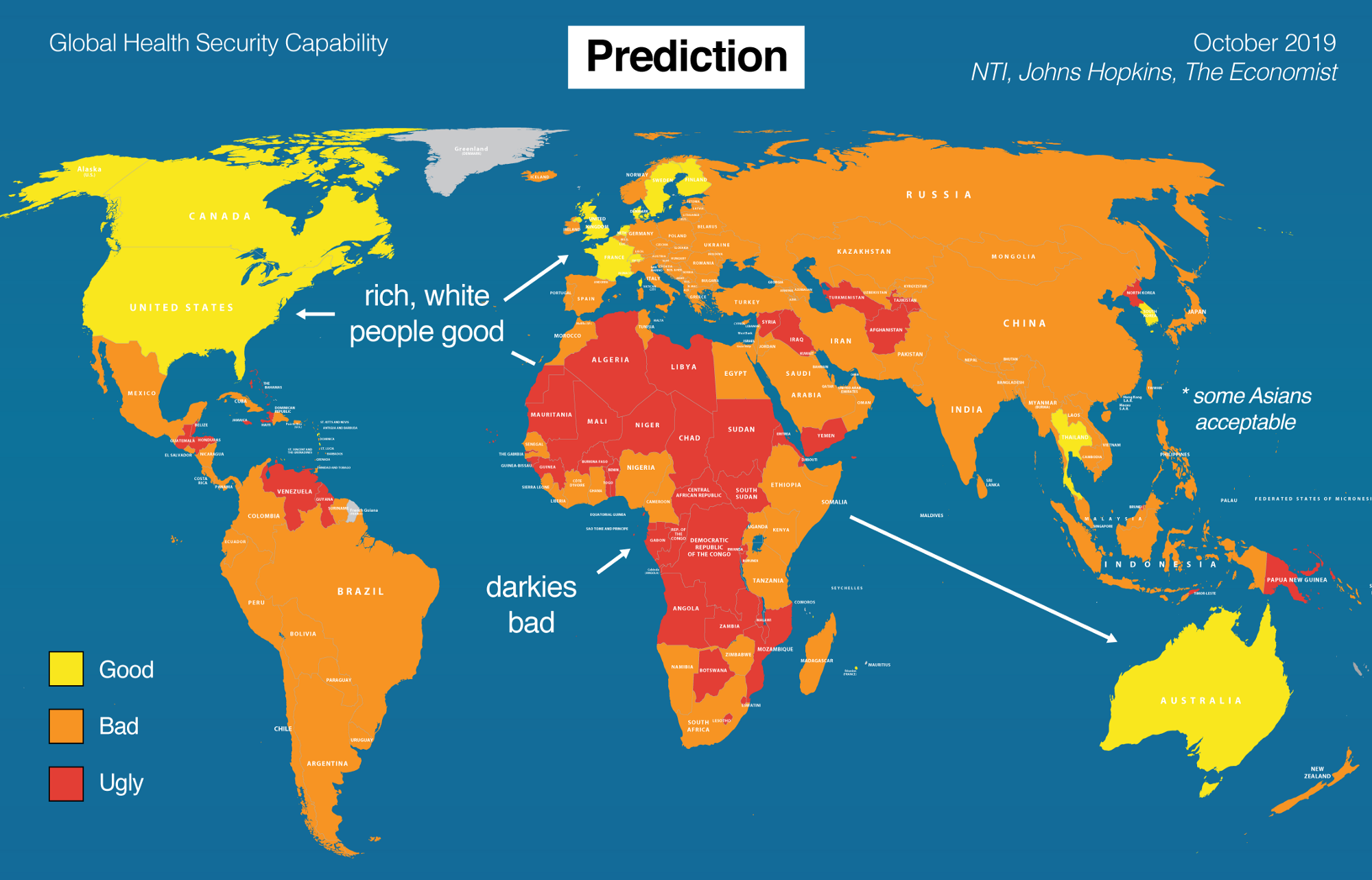 The Complete Failure Of Predicting Pandemic Responses