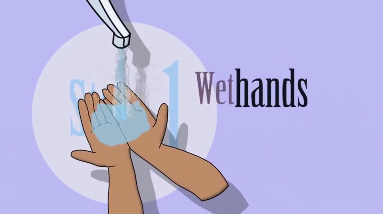 How To Wash Your Hands Properly, In One GIF