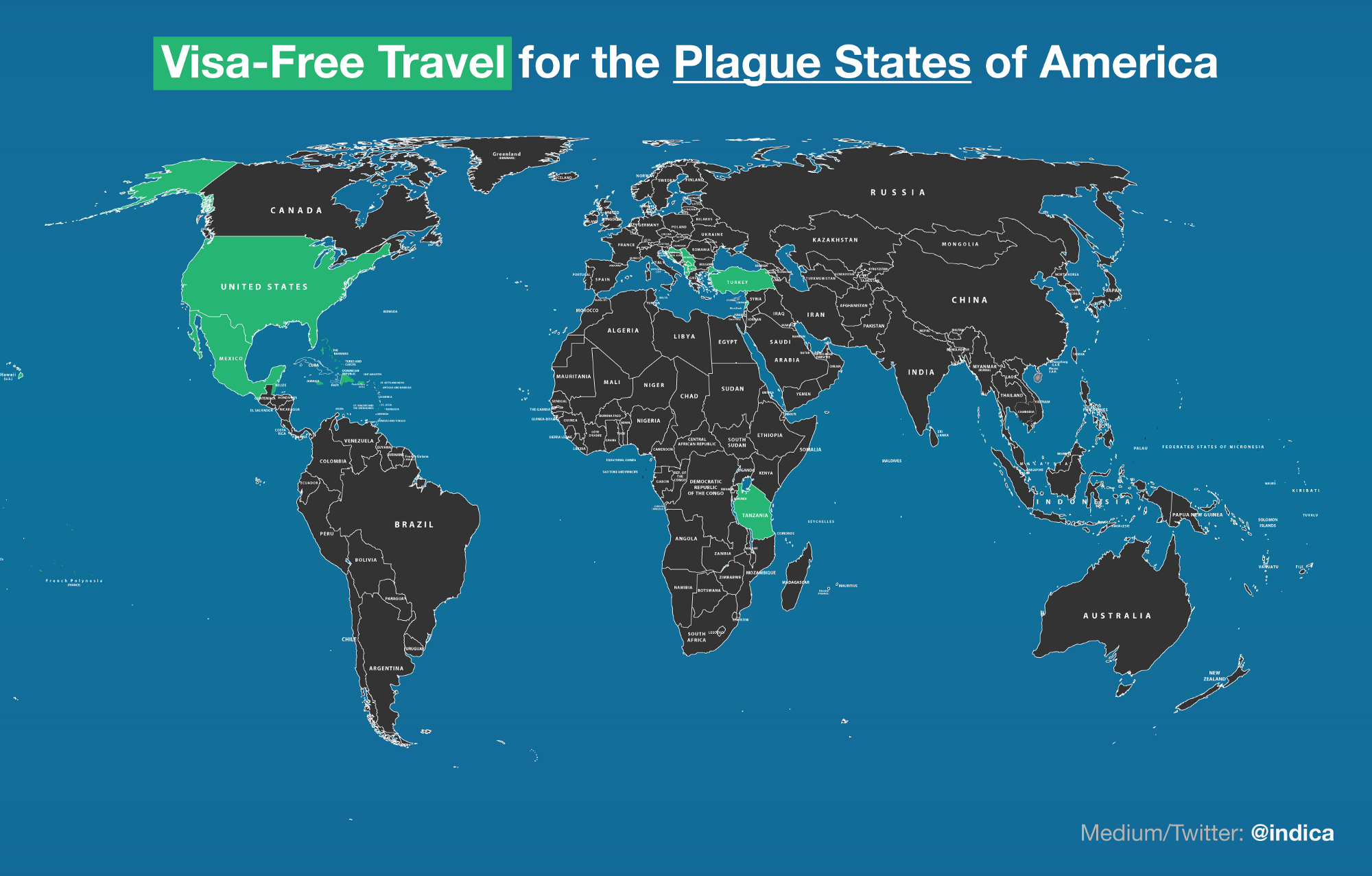 American Passports Are Worthless Now (Map)