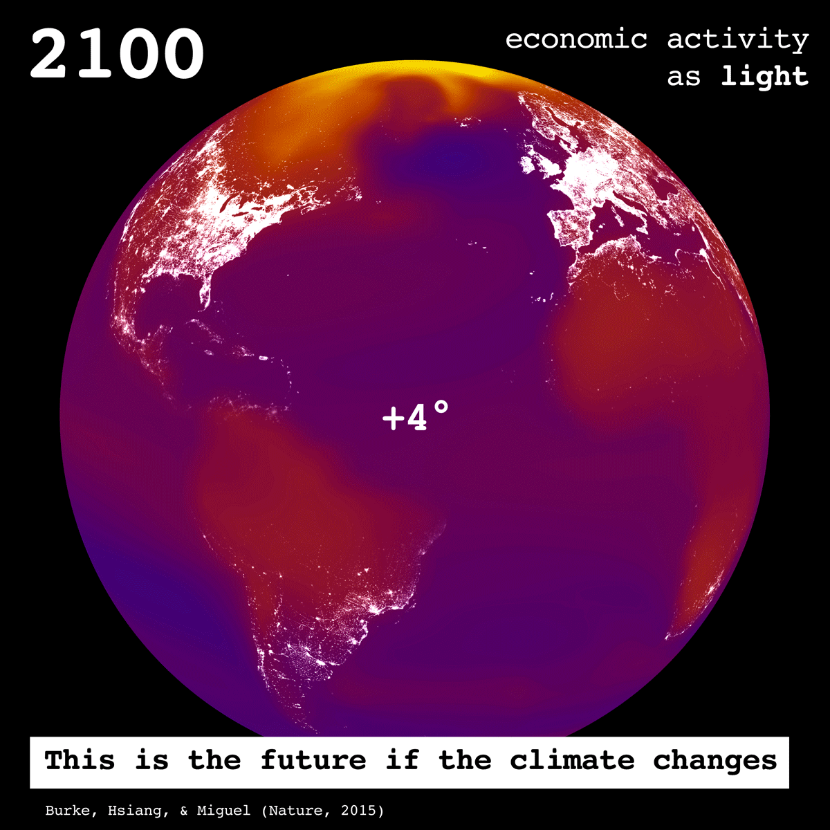 Two Climate Futures, As Seen From Space